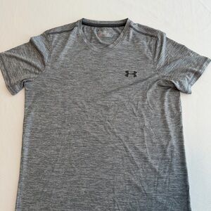 Under Armour Men's Heather Gray Short Sleeve Tee